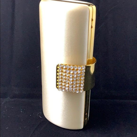 Gold Swarovski crystal clutch - Picture 1 of 1